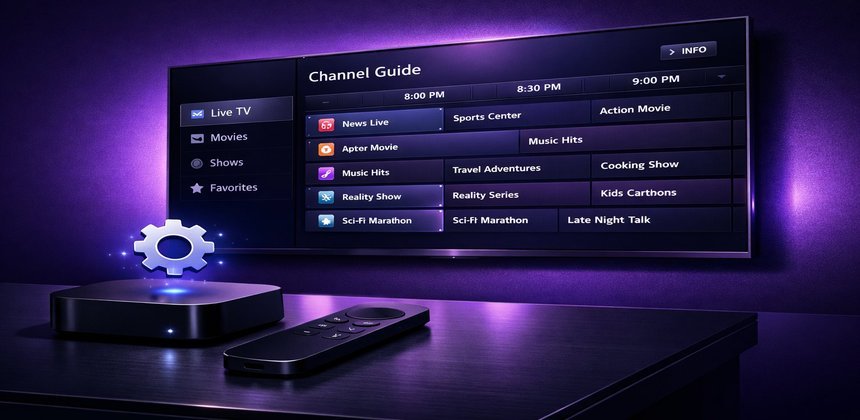 IPTV no Apple TV 4K 2026