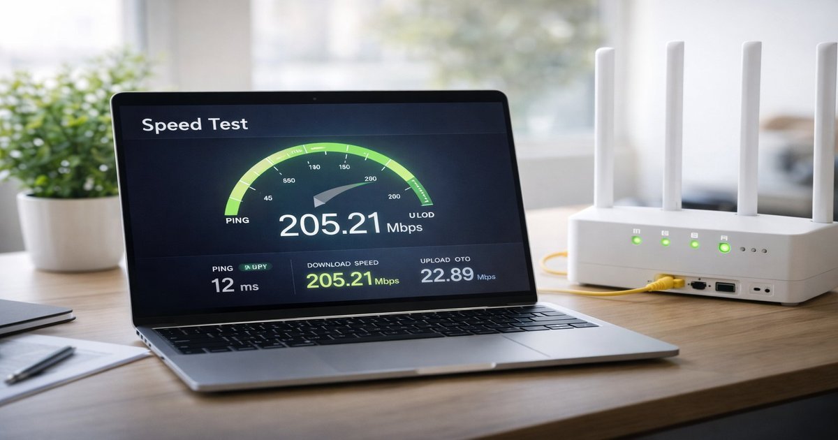 Internet speed test for optimal IPTV streaming performance