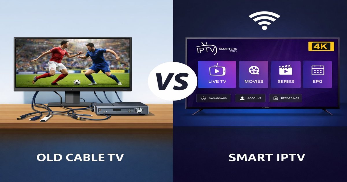 Comparação IPTV vs TV a cabo 2026