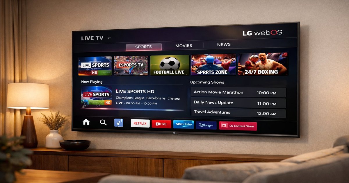 Instalar IPTV na LG Smart TV webOS 2026