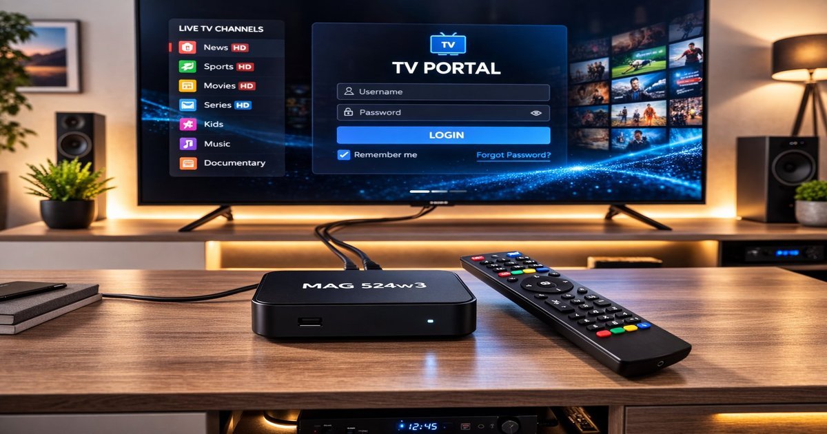 Como configurar IPTV na MAG Box 2026